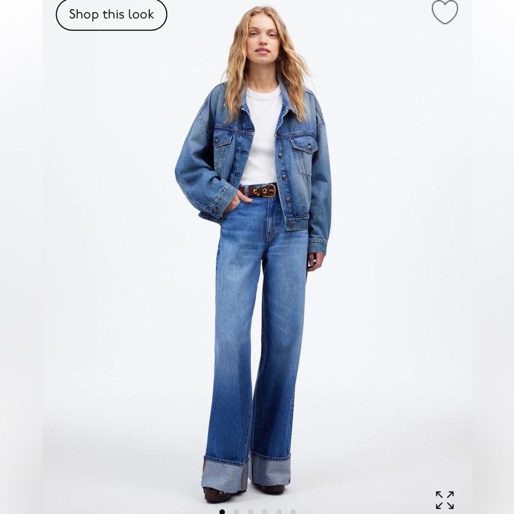 Madewell Super Wide Leg Jeans size 26